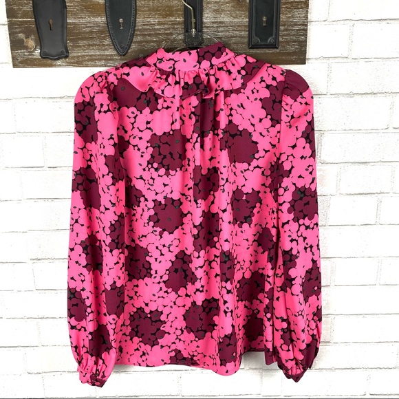 Kate Spade Bubble Dot Pussybow Blouse size XS - Picture 9 of 11